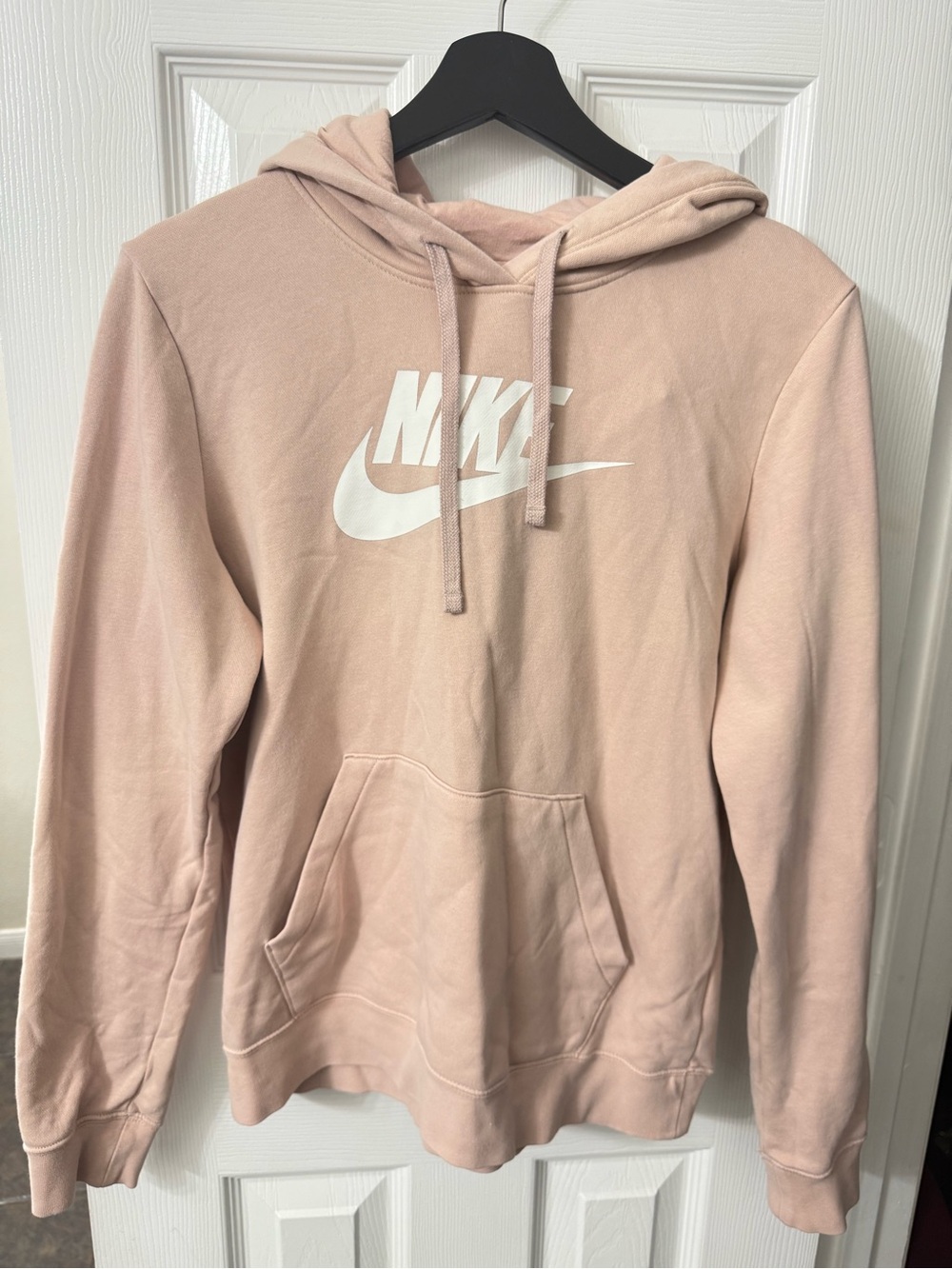 Nike Light Pink Logo Pullover Hoodie